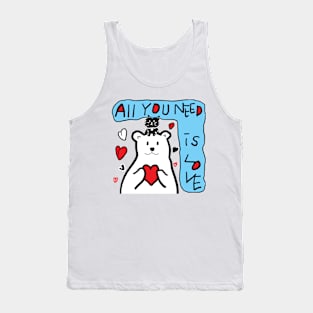 all you need is love Tank Top